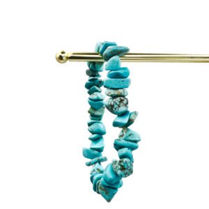 Turquoise Chip Stretch Bracelet