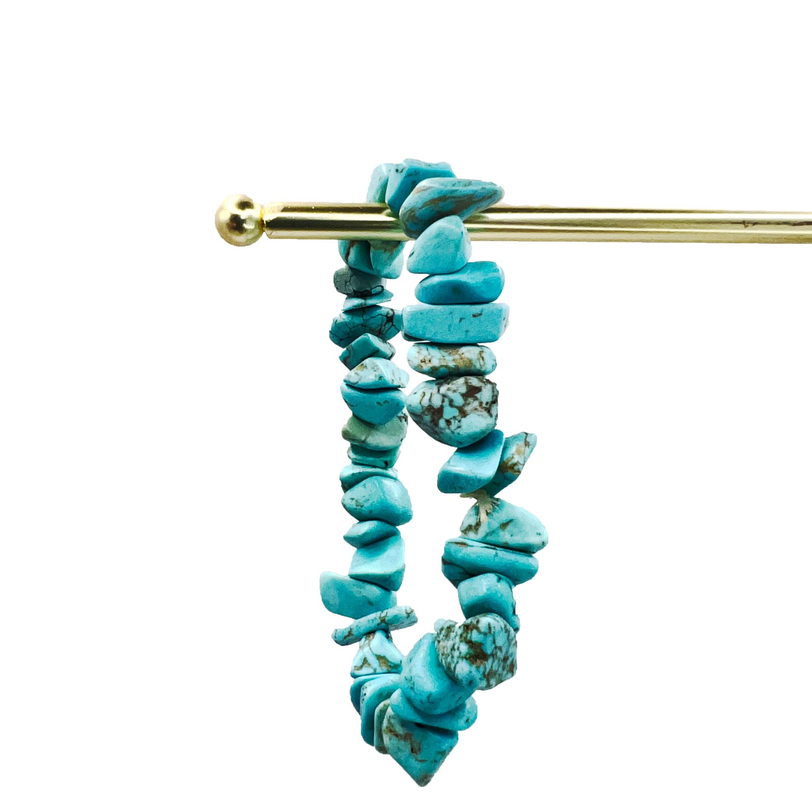 turquoise-chip-stretch-bracelet